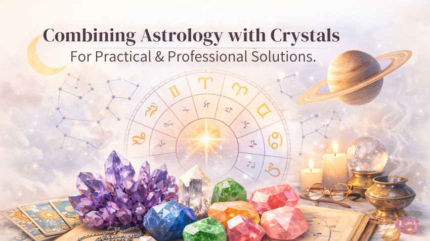 Combining Astrology with Crystals for Practical and Professional Solutions